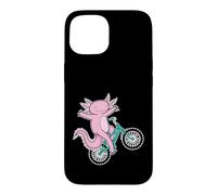 Axolotl with Bicycle Case for iPhone 15