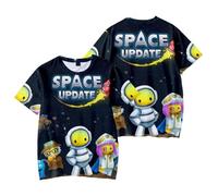 Axolotl Wobbly Life T-Shirts,Wobbly Life Role-Playing Shirts 3D Printed Short Sleeved Shirts for Teenagers (C,5-6years)