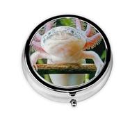 AxolotlMeta Pill Box 3 Compartment Medicine Case,Portable Organizer
