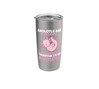 Axolotls are Awesome I am Awesome Therefore I am an Axolotl Stainless Steel Insulated Tumbler