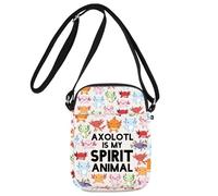 Axolotls Crossbody Bag Axolotl Lovers Gifts Axolotl Is My Spirit Animal Axolotl Crossbody Purse Axolotl Messenger Bag (AXOLOTL uk1)
