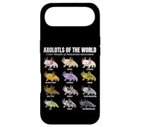 Axolotls of the World Educational Amphibian Species Chart Case for iPhone Air
