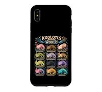 Axolotls of The World Funny axolotl Case for iPhone XS Max