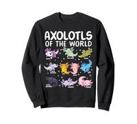 Axolotls of The World Japanese Anime Kawaii Pet Axolotls Sweatshirt