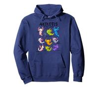 Axolotls of the world, Kawaii, cute Axolot Pullover Hoodie