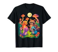 Axolotls of the World Raccoon and Dino Forest Friends Kids T-Shirt