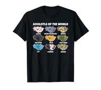 Axolotls of the world Sweet Animals Kawaii Axolotl T-Shirt