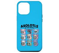 Axolotls of the World T-Shirt - Kawaii Axolotl Educational Case for iPhone 12 Pro Max