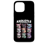 Axolotls of the World T-Shirt - Kawaii Axolotl Educational Case for iPhone 13 Pro Max