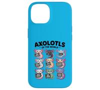 Axolotls of the World T-Shirt - Kawaii Axolotl Educational Case for iPhone 14
