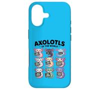 Axolotls of the World T-Shirt - Kawaii Axolotl Educational Case for iPhone 17