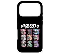 Axolotls of the World T-Shirt - Kawaii Axolotl Educational Case for iPhone 17 Pro