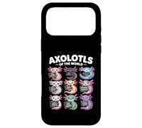 Axolotls of the World T-Shirt - Kawaii Axolotl Educational Case for iPhone 17 Pro Max