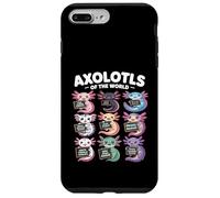 Axolotls of the World T-Shirt - Kawaii Axolotl Educational Case for iPhone 7 Plus/8 Plus