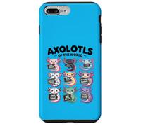 Axolotls of the World T-Shirt - Kawaii Axolotl Educational Case for iPhone 7 Plus/8 Plus