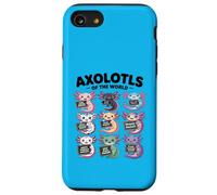 Axolotls of the World T-Shirt - Kawaii Axolotl Educational Case for iPhone SE (2020) / 7/8