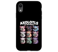 Axolotls of the World T-Shirt - Kawaii Axolotl Educational Case for iPhone XR