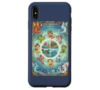 Axolotls of The World Water Dragon Axolotl Animals Case for iPhone XS Max
