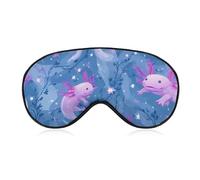 Axolotls Vines Sleep Eye Mask Night Shade Cover Soft Adjustable for Travel Naps