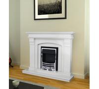 Axon Fireplaces Aspen Polar White Marble Fireplace
