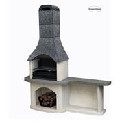 Axon Sorrento Masonry Barbecue with Side Table