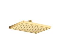 AXOR 35370251 Square 245/185 1-Jet, Brushed Gold Optic 2.5 GPM Showerhead