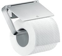 AXOR 42836000 Universal Accessories Toilet Roll Holder with Cover, Chrome