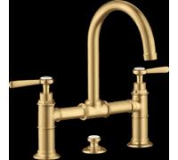 Axor Basin Mixer Tap Universal Two-handle 220 Brushed Gold Optic 16511250