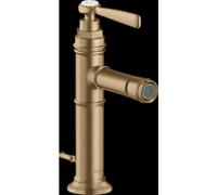 Axor Bidet Tap Montreux with pop-up waste set Brushed Bronze16526140