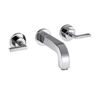 3 Hole Basin Tap Citterio 3 hole basin to lever handles long spout without plate Axor