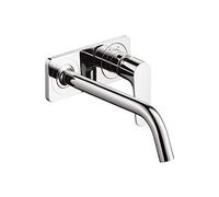 Axor Citterio M 34115000 Flush-Mounted Single Lever Mixer Tap with Spout Length 227 mm Wall Mounting Chrome