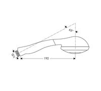 Axor Hand Shower Carlton 2 jets Chromé
