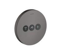 Axor Round valve for 3 functions Brushed Black Chrome 36727340