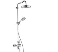 Hansgrohe AXOR Montreux Showerpipe with thermostat, shower head 240 1jet Classic, colour: chrome - 16572000