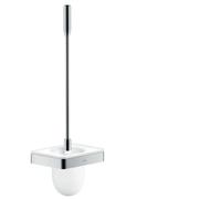AXOR Toilet Brush with Holder Wall-Mounted Easy Install 18-inch Coordinating Accessories in Chrome, 42835000