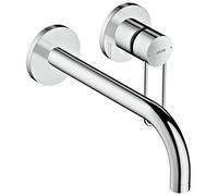 AXOR Uno Basin Tap, Loop Handle, Wall-Mounted, chrome