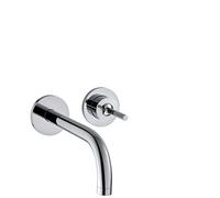 Axor Uno Flush-Mounted Tap with Spout Length 165 mm Wall Mounted Chrome
