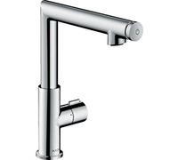 AXOR Uno Select Basin Tap 220, Pop-Up Waste, chrome