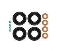 Axorafow 12Pc Fuel Injector Seal Washer O-Ring Set 6C1Q-6K780-AB for Ford Transit Land 2.2 2.4 3.2 2006+ Direct Replacement Kit