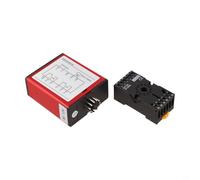 Axorafow 240V Single Vehicle Detector, Gate Ground Sensor with Adjustable Sensitivity & Pulse Relay, Anti-Interference Parking Entrance Controller Automatic Barrier Systems, 75x37x110mm(12V)