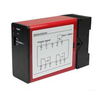 Axorafow 240V Single Vehicle Detector, Gate Ground Sensor with Adjustable Sensitivity & Pulse Relay, Anti-Interference Parking Entrance Controller Automatic Barrier Systems, 75x37x110mm(24V)