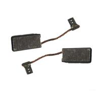 Axorafow 2pcs Motor Carbon Brushes 6.2x12.5x26mm with Springs and Wire, Replacement Parts Tools Drills Sanders Grinders, Repair Intermittent Running Motors, Black