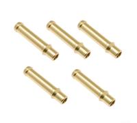 Axorafow 3/8 Brass Transmission Line Fitting Radiator for Gmc and for Chevy Vehicles - Direct Replacement 2-pack (Also Fits Select Models)(5 pieces per set)