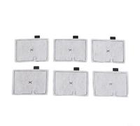 Axorafow 6-pack Replacement Filter Cartridges for Aqueon Quietflow Aquarium Fish Tank Filters - Activated Carbon Zeolite Dense Mesh 3 Sizes (17x14x1cm / 12.5x10.5x1cm / 9.5x7.2x1cm)(S)