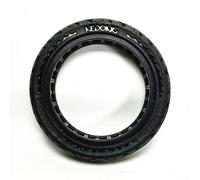 Axorafow 8.5 X 2.0 Inch Solid Rubber Scooter Tire - Explosion-proof Non-slip High-elastic Off-road Tyre for Xiaomi Pro Electric Scooters (50/75-6.1)(BLACK)