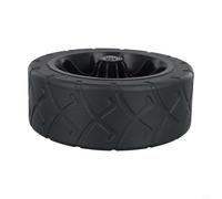 Axorafow 8-inch Pu Replacement Camping Cart Wheel - 190mm Design for Outdoor Wagon Beach Cart Shopping Cart Stroller Diameter 10mm Width 8mm Hub Bore Quiet Mute (1 Pack)(7CM)