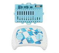 Axorafow ABS Metal 5 Pin Control Box Receiver with 2.4G Remote Transmitter for Children's Ride On Electric Car, Standard Size Replacement Controller Set