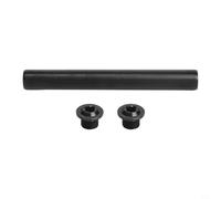 Axorafow Aluminum Alloy Front Thru Axle Skewer Lever for Forks 15x100mm / 15x110mm Compatible Having For Fox Sc32 Sc34 Sc36 Suspension Forks Black(15X110MM)