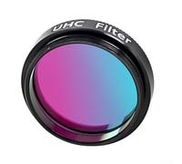 Axorafow Astronomy - Light Pollution Reduction Nebula Contrast Enhancement Aluminum Alloy Optical Glass British Thread Compatible 1. 25-inch Uhc Telescope for Filter (.5×0.6)