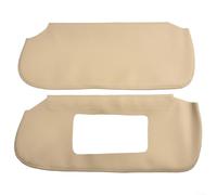 Axorafow Beige Sun Visor Skin for Chevy from 1993 to 2002 Microfiber Leather Replacement Shell Place No Drill 2pcs Left Right